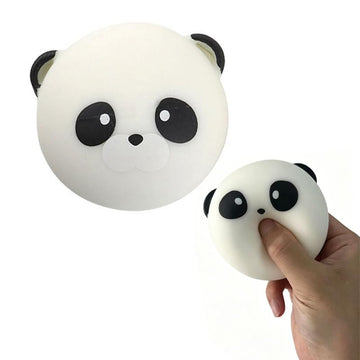3-Inch Panda Slow-Rising Squishy for Anxiety Relief & Desk Fidget