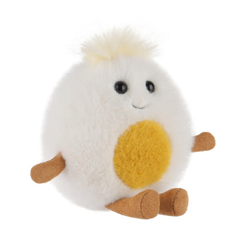 4.5-Inch Boiled Egg Lamb Plush Toy for Babies & Travel Companion