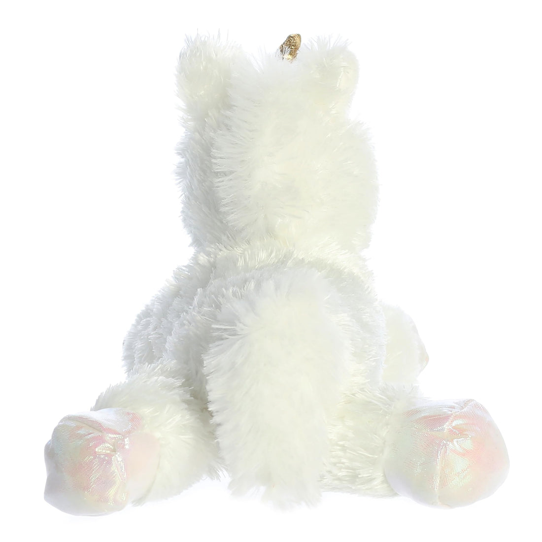 8-Inch Mini Celestial Unicorn Plush in Belly-Resting Pose for All Ages