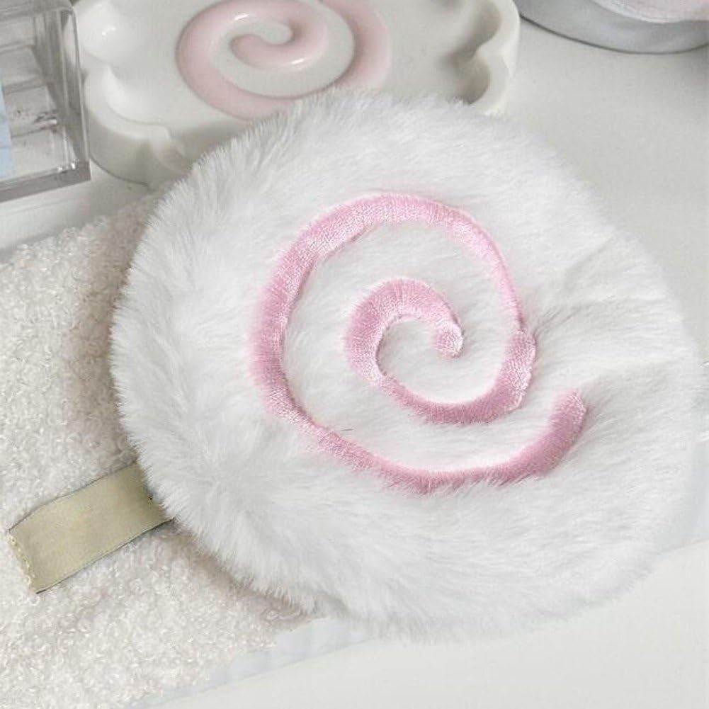 Plush Pink Fish Cake Coaster – Desk Mat & Photography Prop