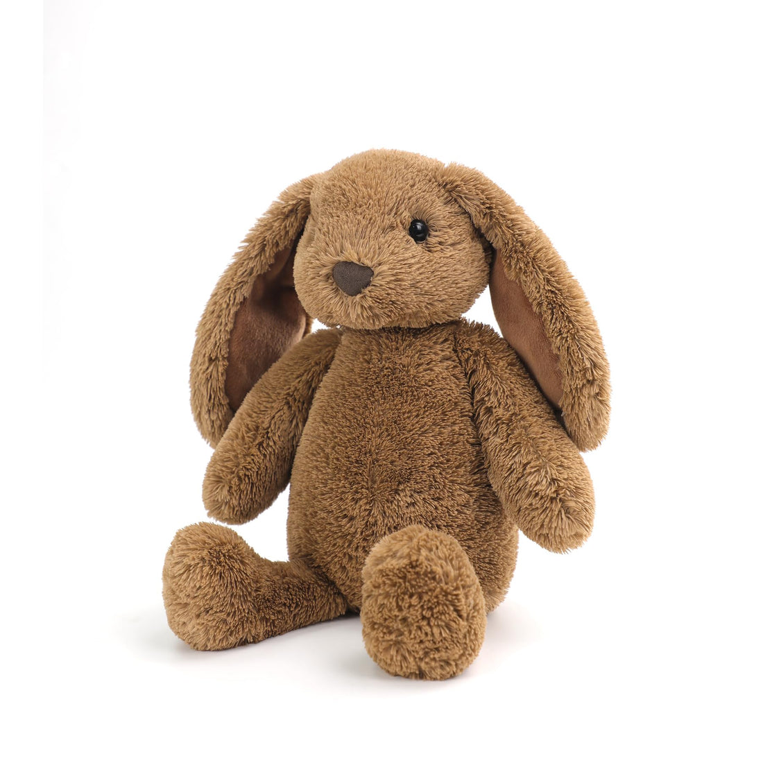 12-Inch Brown Rabbit Plush Toy for Cuddling & Gifting All Ages