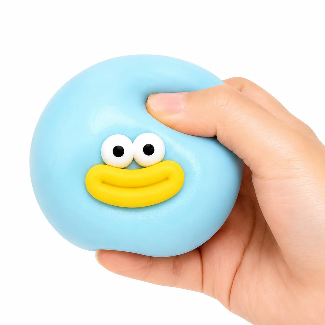 5-Pack Funny Face Squishy Stress Balls with Expression-Changing Design