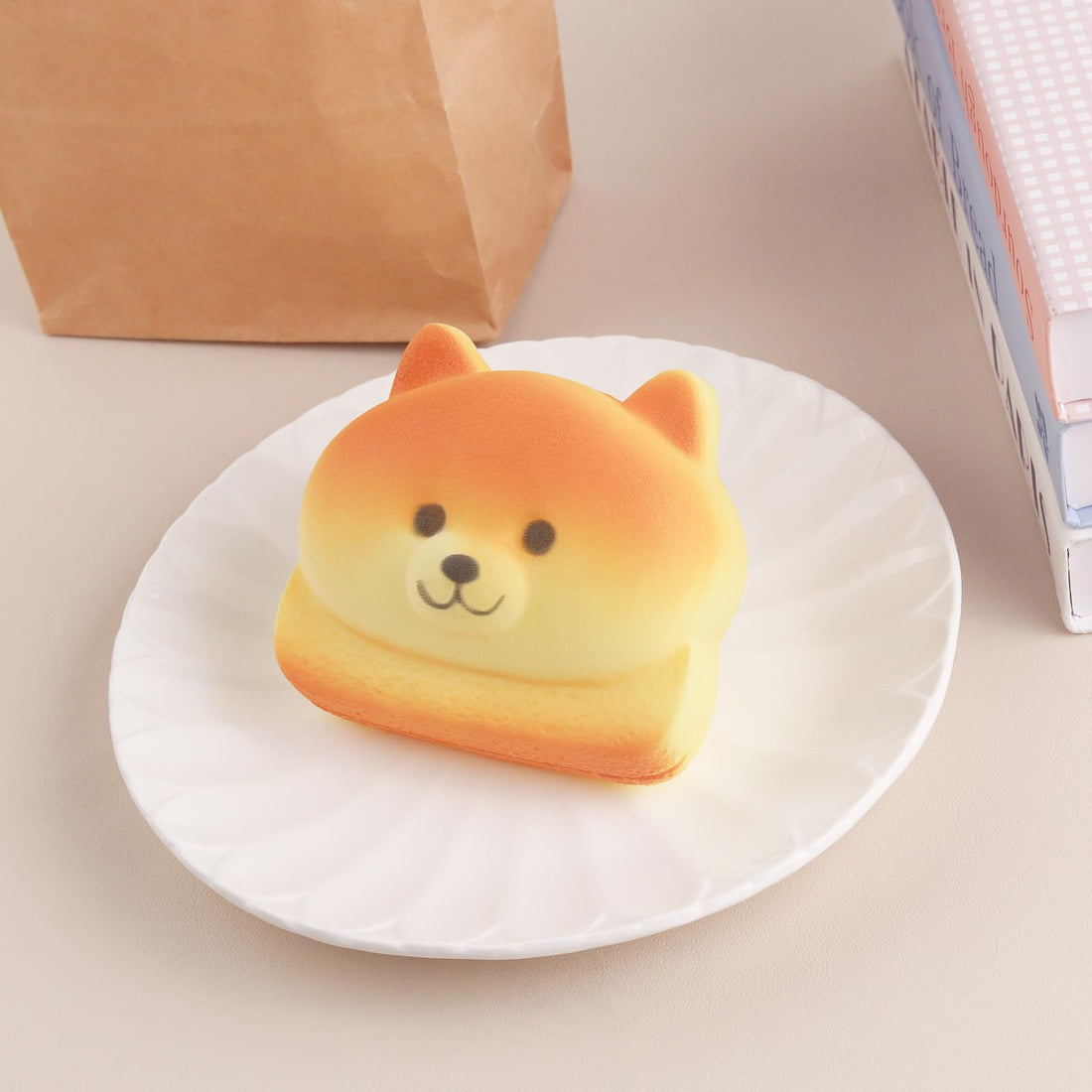 Scented Shiba Inu Bread Slow-Rising Squishy for Stress & Collecting