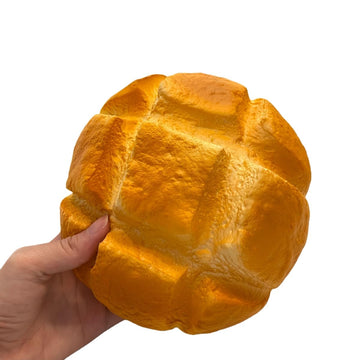 7-Inch Jumbo Cheese Bun Slow-Rising Squishy for Stress Relief & Decor